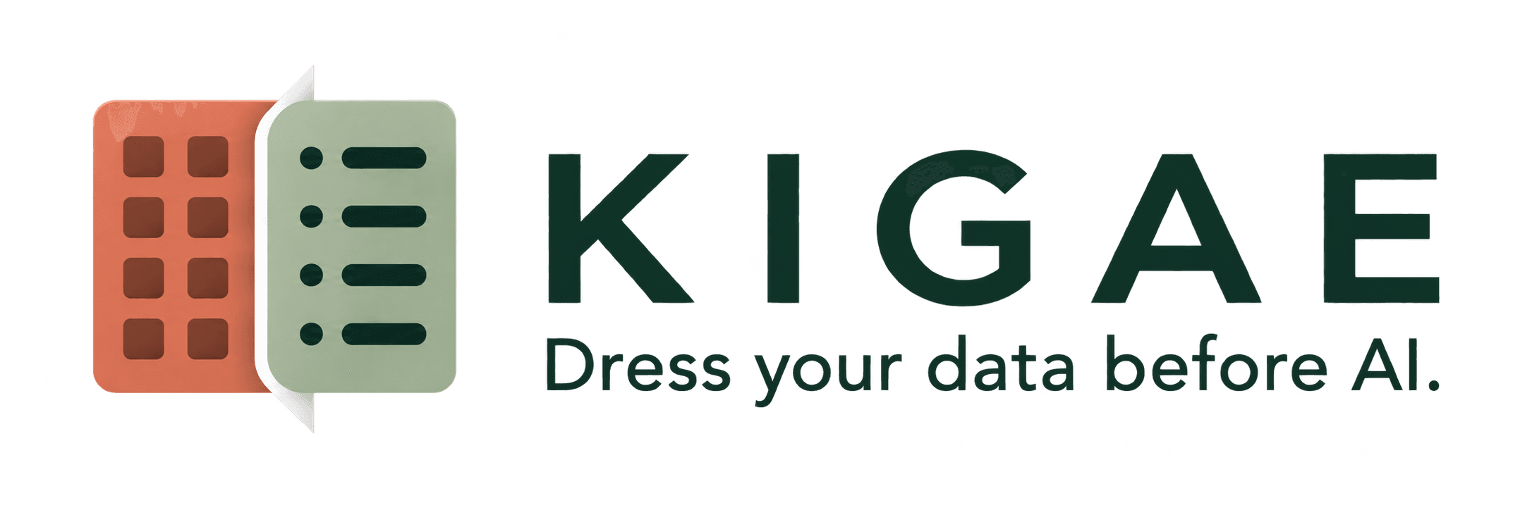 KIGAE — Dress your data before AI.
